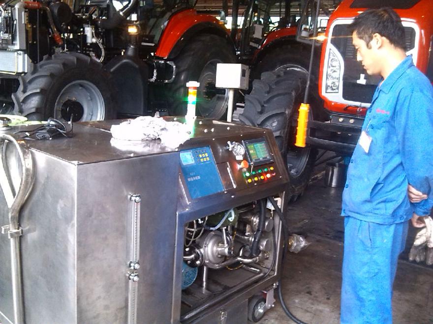 汽車液壓油濾油機現場照片